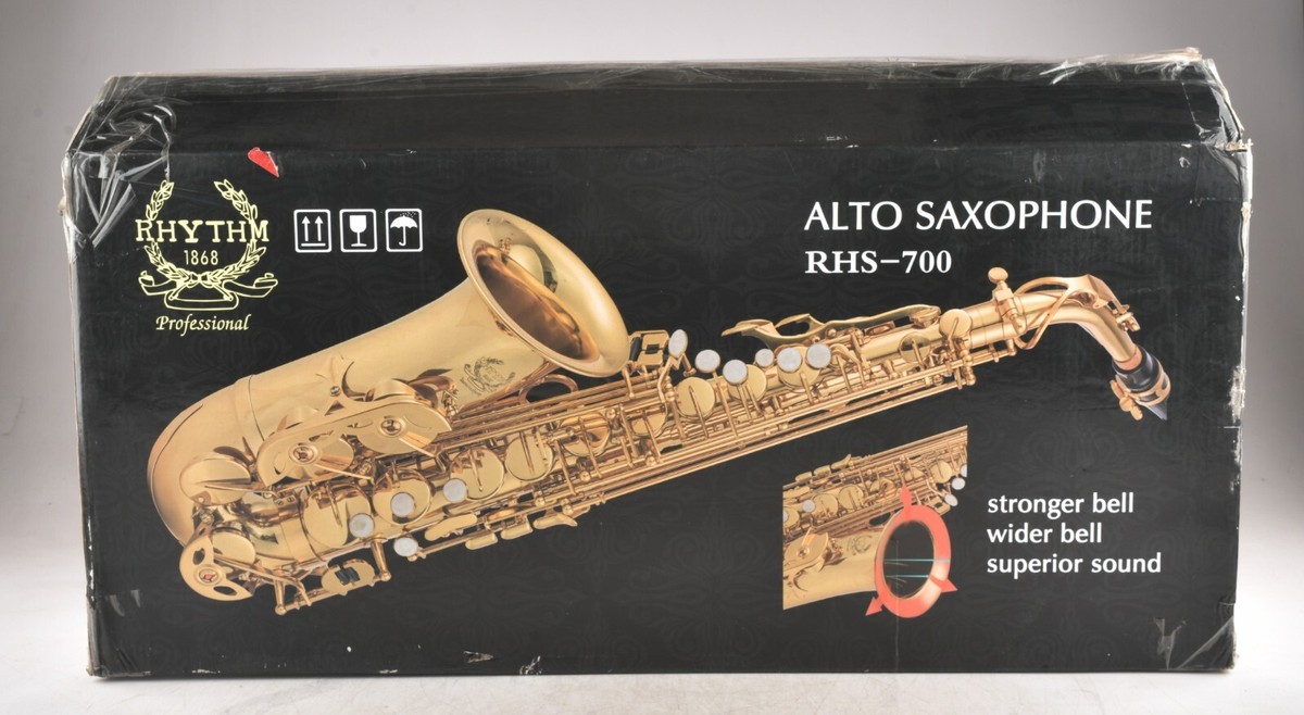 Rhythm Alto Saxophone RHS-700 Mouthpeice, Neckstrap, Reeds