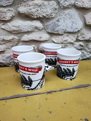 Shankys Whip Mugs x 4 Used Condition 