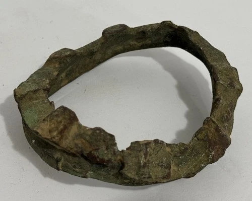 Civil War Dug Parrot Artillery Shell Brass Sabot Ring