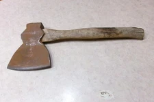 Vintage #4 Hewing Hatchet, *SEVERKEEN CAST STEEL* PARTIAL MAKERS NAME, HEAVY
