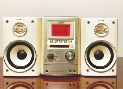 Sony MD System Stereo CMT-M3 HCD-M3 White Consumer Electronic Audio Music Hobby