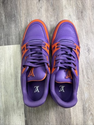 Louis Vuitton Purple Orange NBA Suns Trainers Size 9 LV Skate