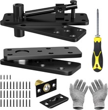 Hidden Door Hinge 620lbs Load-bearing Heavy Duty Stainless Steel Pivot Hinge D
