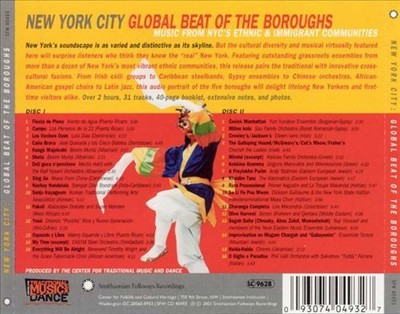VARIOUS ARTISTS - NEW YORK CITY: GLOBAL BEAT OF THE BOROUGHS - MUSIC FROM NEW YO