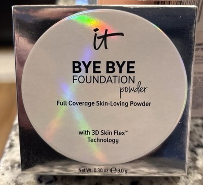 It Cosmetics *Tan* Bye Bye Foundation Powder Full Size BNIB SEALED AUTHENTIC 