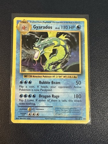 Gyarados 34/108 Evolutions Holofoil Near Mint Pokemon TCG