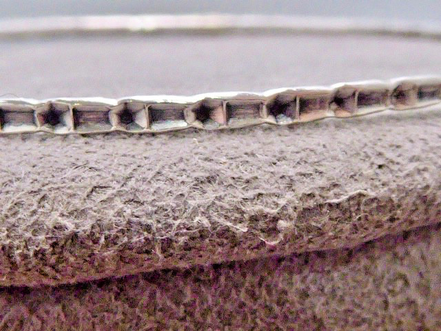 ANTIQUE THIN STERLING SILVER BANGLE BRACELET 2.5 … - image 7