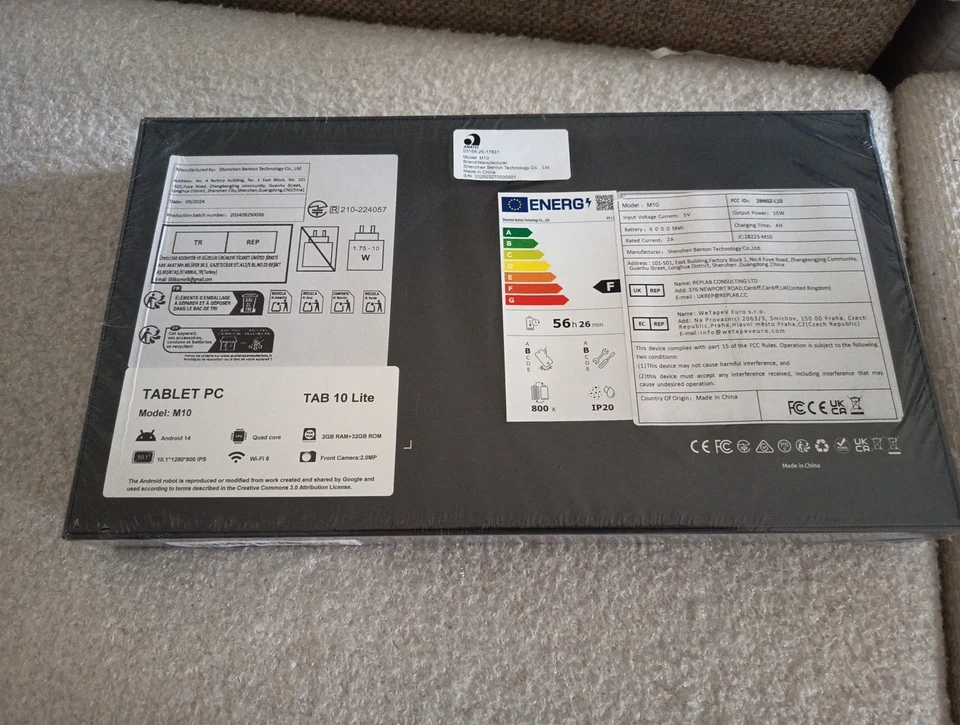 Tablet PC TAB 10 Lite Android 14 Wi-Fi 6 Neu OvP - Bild 2 von 4