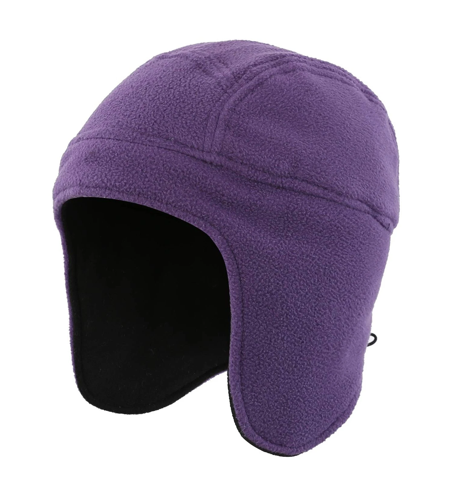 Winter Beanie Hat for Men Women Fleece Hat Warm Skull Cap Purple