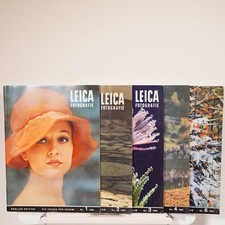 Lot of 5 Leica Fotografie Magazines English Edition 1969 No. 1 2 3 4 6