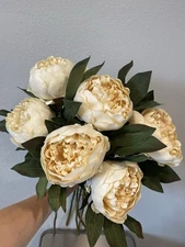 Bulk Flower Stems  SILK PEONY Wedding Party Events Home Decor Florist Supplies