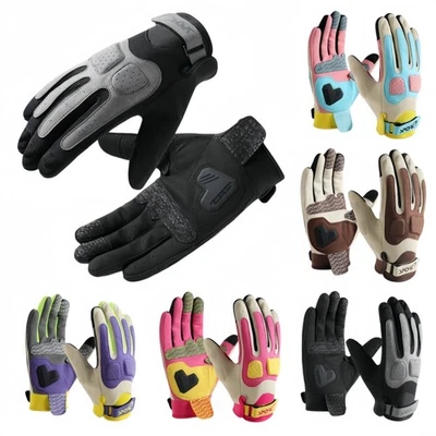 Radfahren Atmungsaktiv Touchscreen vollen Fingern Handschuhe Unisex Stoßdämpfung - Bild 1 von 4