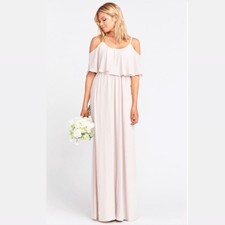 Show Me Your Mumu SMYM Caitlin ruffle maxi dress Show me the ring NEW XXS