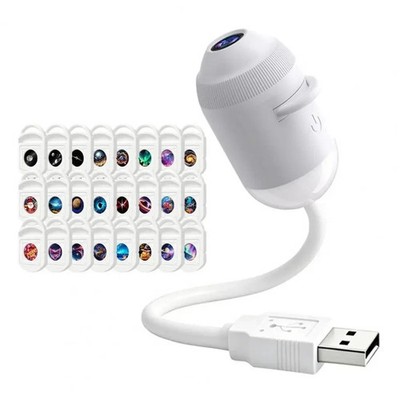 HD Smart Dynamic 5D Holographic Night Light Projector, 2-in-1 Galaxy Star