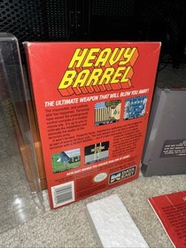 Heavy Barrel Nintendo Entertainment System 1990 NES CIB Complete With Inserts