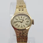Seiko Watch Women 17mm Silver Dial Silver Tone Oval Manual 1100-7610 Runs