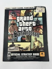 Grand Theft Auto San Andreas Official Strategy Guide Signature Series With Map