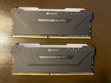 Corsair Vengeance RGB Pro 32GB (2 x 16GB) DDR4 DRAM 3600MHz C18 Memory Kit-Black