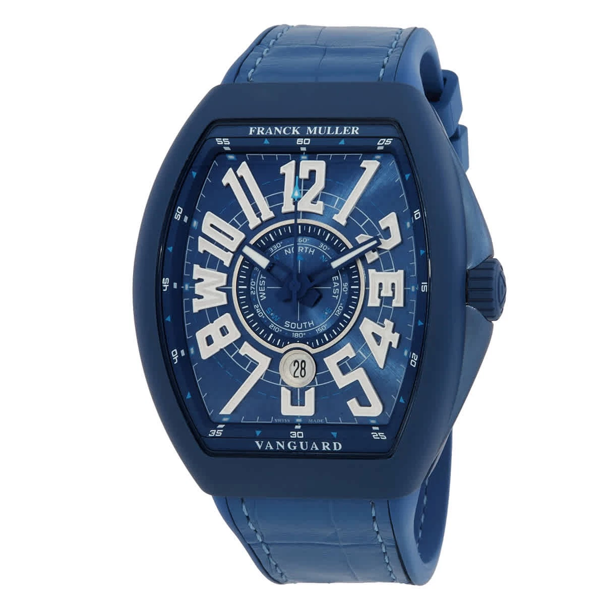 Franck Muller Vanguard Mariner Automatic Blue Dial Men's Watch