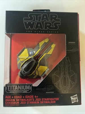 STAR WARS BLACK SERIES ANAKIN SKYWALKER S JEDI STARFIGHTER 22 TITANIUM NEU RAR