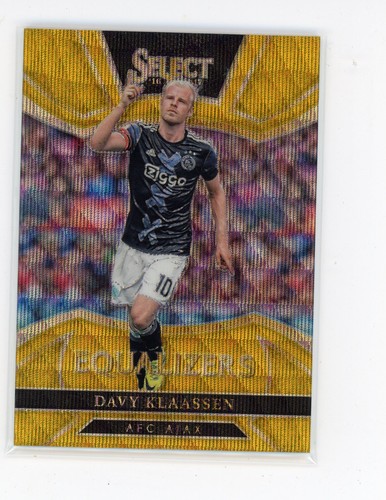 2016-17 Panini Select Soccer Davy Klaassen Equalizers Gold Wave Prizm #8/10 (DC)