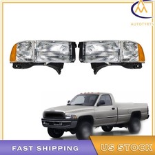 Headlights Headlamps Pair For Dodge Ram 1500-3500 1994 1995-2001 2002 Halogen Headlights Headlamps Pair For Dodge Ram 1500-3500 1994 1995-2001 2002 Halogen