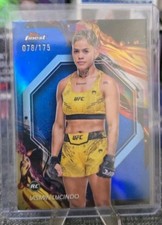 2024 Topps Finest UFC - Uncommon Iasmin Lucindo #182 Blue Refractor /175 (RC)