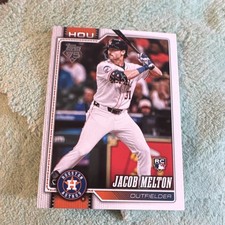 Topps 2026 Series 1 Jacob Melton Houston Astros Rookie #148 Baseball Card