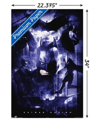 Batman Begins Movie Poster 2005 DC Comics Trends Int. Batman Action #8504 NEW
