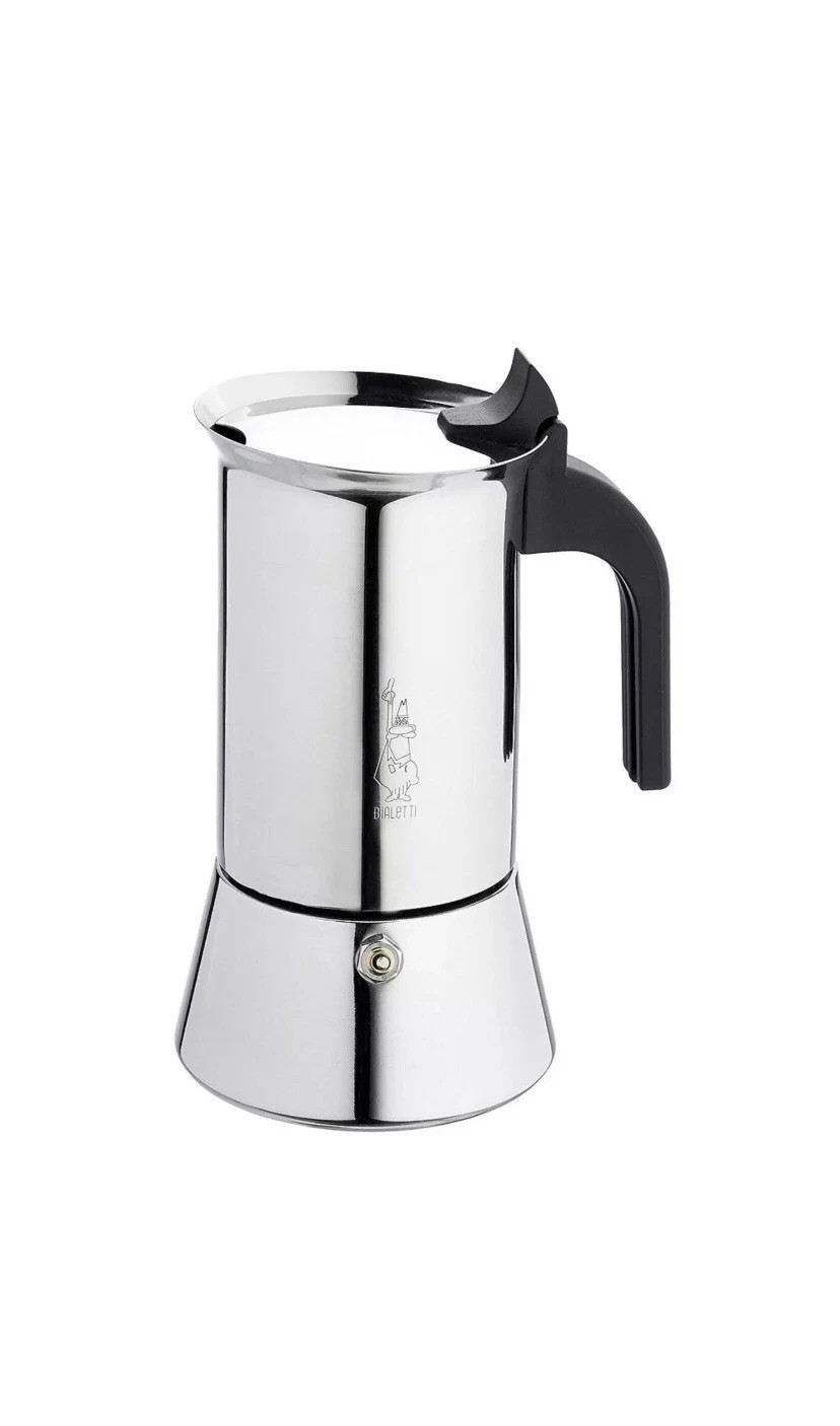 Moka Bialetti Venus 6 Tazze Induzione - Acciaio Inox 18/10 Professionale