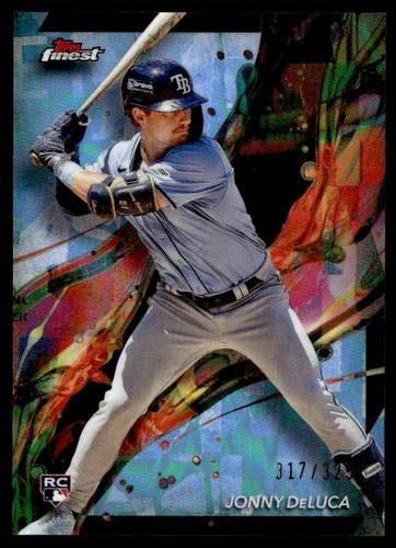 Jonny DeLuca [Sky Blue Refractor] #7 2024 Topps Finest card