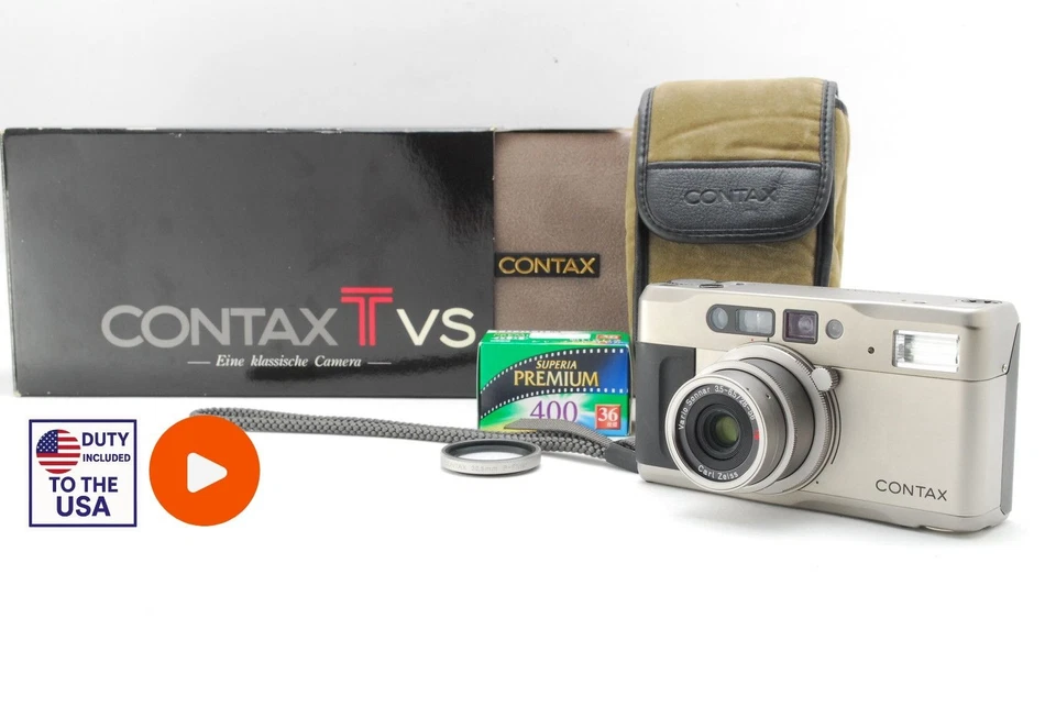 ⏯️All Works[TOP MINT in Box] Contax TVS 35mm Point & Shoot Film Camera JAPAN - Image 2 of 4