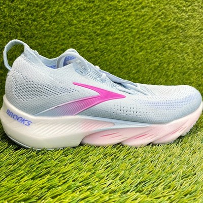 Brooks Glycerin Flex Womens Size 10 Blue Pink Athletic Running Shoes Sneakers