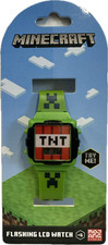 Watch - Minecraft- TNT Creeper Green Wristwatch Digital Flashing LCD Light NEW