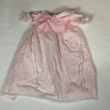 Coleco Cabbage Patch Kids Pink Nightgown with Lace Pink Doll Clothes