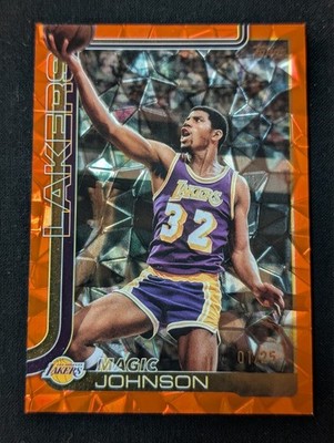 2025-26 Topps - Magic Johnson #255 Orange Diamante /25
