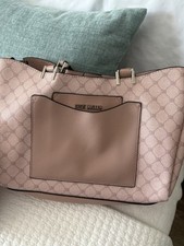 Steve Madden Powder Pink Purse Bag W/Detachable Shoulder Strap And Wallet