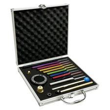 18pcs Solfeggio Tuning Forks Set, 10 Premium Aluminum Alloy Vibrational Forks...