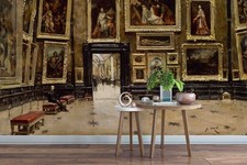 3D Oil Painting Exhibition Hall Wall Murals Wallpaper Murals Wall Sticker