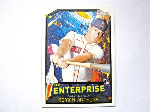 Roman Anthony 2026 Topps Heritage Enterprise Insert Card