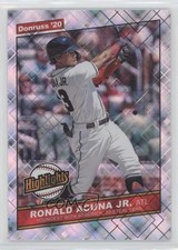2020 Panini Donruss Highlights Diamond Ronald Acuna Jr #H-9 0o37