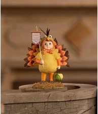 Bethany Lowe Thanksgiving Tommy Turkey Boy Figure TD4162