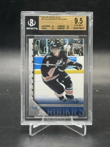 2005 Series 2 Alex Ovechkin Young Guns Rookie Bgs 9.5 (10,9.5,9.5,10) High Subs