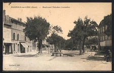 Old postcard Bagnols-sur-Cèze /Gard, Boulevard Théodore Lacombes 1930 