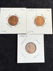 Lot of (3) 1955-S Mint Lincoln Wheat Cent Penny 1c BU UNCIRCULATED Coins M42