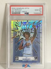 2020 Panini Donruss Optic My House Card Prices | Basketball | PSA