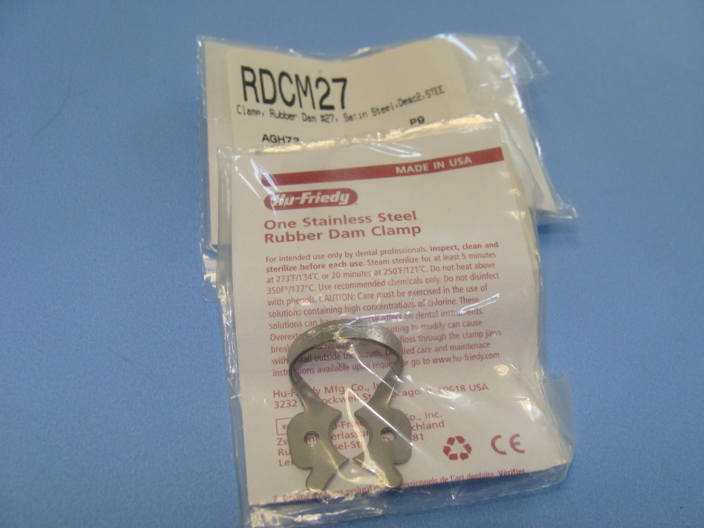 HuFriedy Rubber Dam Clamp 27 RDCM27 for sale online eBay