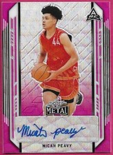 2022 Leaf Metal Basketball MICAH PEAVY Pink Wave ARC Rookie Autograph 7/20