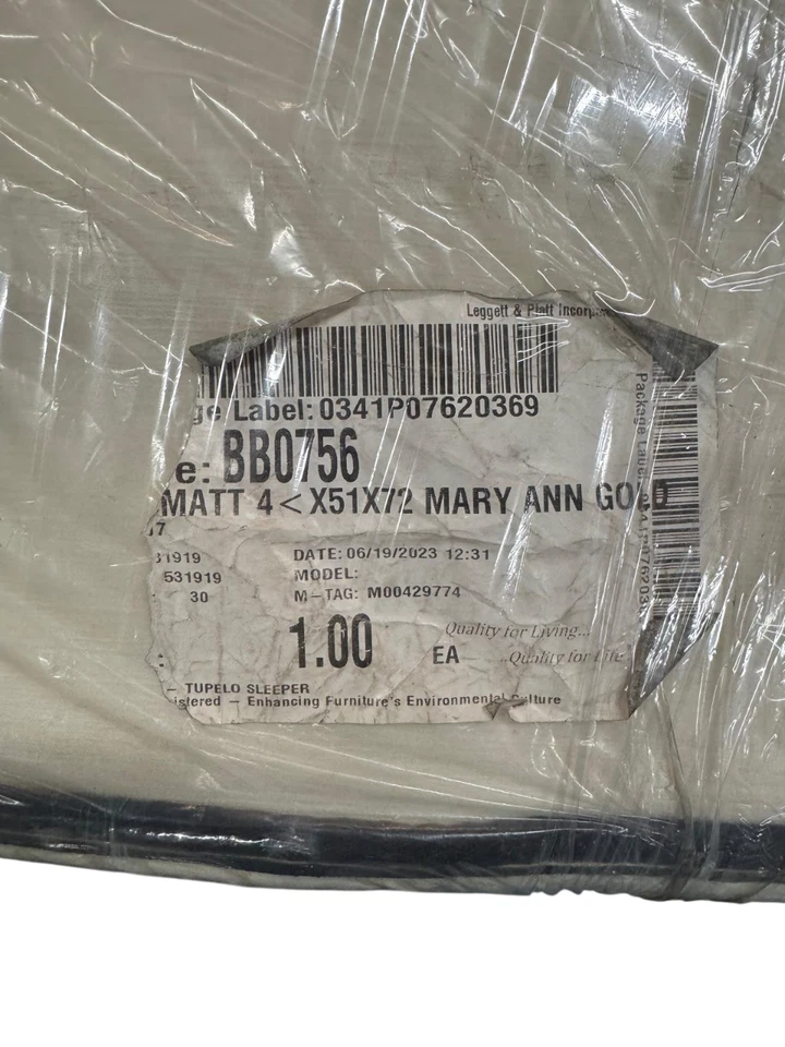 Sofá cama completo Leggett & Platt Ashley Furniture Alenya, crema, SOLO COLCHÓN Foto 3 de 4