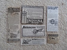 Ads, Horse, Mule Power, Whitman's Feed Mill, Appleton, Indiana Silo, Kalamazoo